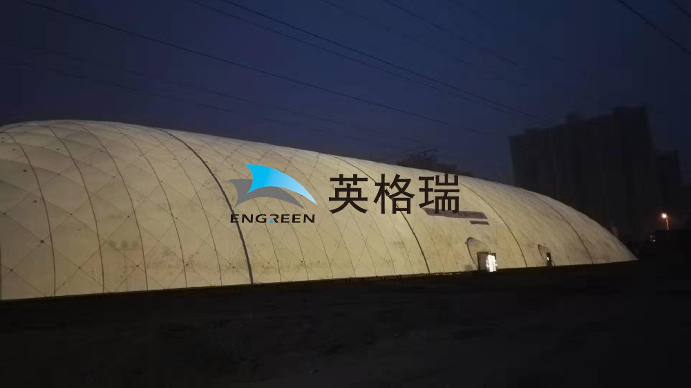 大跨度充羞羞APP大全应用于土壤修复产业，对污染土壤区域进行覆盖